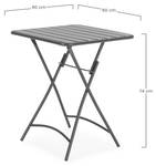 Table de jardin pliante Perla Noir