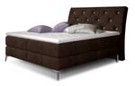 Boxspringbett NOBL Dunkelbraun - Breite: 163 cm