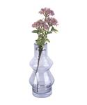 Vase Blush Grau - Glas - 13 x 25 x 13 cm