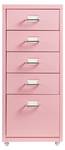 Caisson de bureau Kökar Rose foncé - Hauteur : 69 cm