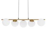 Pendelleuchte Lorenz 5-flammig Gold - Metall - 20 x 174 x 90 cm