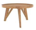 Table basse Suri Marron - Bois massif - 70 x 38 x 70 cm