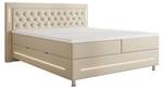 Boxspringbett Verdino Grau - Breite: 200 cm - H3