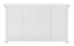 Crédence Halifax Blanc - Verre - 145 x 85 x 50 cm