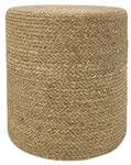 Sitzhocker CALDERA Beige - Naturfaser - 40 x 45 x 40 cm