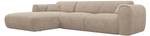 Sofa POGNIA Beige - Textil - 165 x 73 x 280 cm