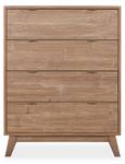 Kommode Boobang Beige - Holzwerkstoff - 40 x 105 x 82 cm