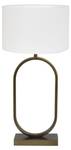 Lampe de table Jamiri/Polycotton Bronze - Blanc