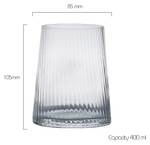 Empire DOF Becher 2er Set Glas - 9 x 11 x 9 cm