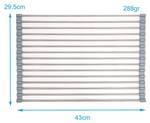 Abtropfgestell Gitter ULF Grau - 30 x 43 cm