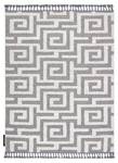 Tapis Maroc P655 Labyrinthe Grec Gris 200 x 290 cm
