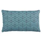 Coussin Montreux Coton - Bleu foncé / Bleu pastel