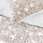 Parure de lit Counting Stars Coton - Sahara / Blanc - 135 x 200 cm + oreiller 80 x 80 cm