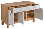 Schrank unter waschbecken SAMOA CUW120 Weiß - Holzwerkstoff - Kunststoff - 120 x 75 x 50 cm