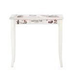 Console d'appoint Voyage 1 Blanc imprimé - Verni