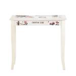 Console d'appoint Voyage 1 Blanc imprimé - Verni