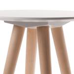 Table d'appoint Bee I Blanc / Bouleau massif