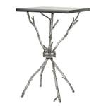 Table dappoint Biksti Granite / Fer - Granite / Argenté