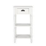 Table d'appoint Chucky Pin massif - Blanc