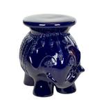 Beistelltisch Elephant Keramik Marineblau