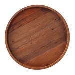 Beistelltisch Gimont Teak massiv / Metall - 50 x 50 cm