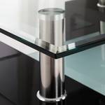 Tavolino Glassy I Vetro trasparente/Nero