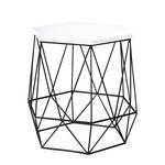 Table d'appoint Harefield Blanc / Noir