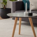 Tavolino Karay legno lamellare di fico di caucciù - effetto cemento / fico di caucciù