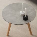 Table dappoint Karay Caoutchouc massif - Imitation béton / Caoutchouc