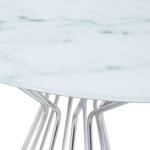 Table d'appoint Kayenta Verre / Acier - Imitation marbre / Chrome