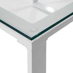 Table basse Montalto Verre / Acier - Blanc