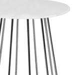 Table d'appoint Motegi Blanc / Chrome