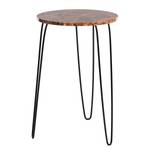 Table d'appoint Prestwood Marbre / Noir