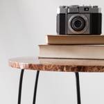 Table d'appoint Prestwood Marbre / Noir