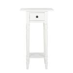 Table d'appoint Sabrina Pin massif - Blanc