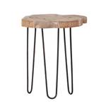 Set de tables d'appoint Nashua Teck massif ancien