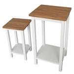 Set de tables d'appoint Serrana Paulownia partiellement massif