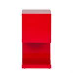 Table d’appoint Snake Rouge brillant - Rouge brillant