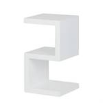 Table d’appoint Snake Blanc brillant - Blanc brillant