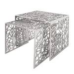 Tables gigognes Spidernet (lot de 2) Aluminium