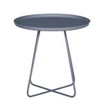 Tables gigognes Tuula (lot de 2) Gris foncé / Blanc