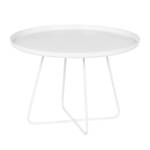 Tables gigognes Tuula (lot de 2) Gris foncé / Blanc