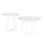 Tables gigognes Tuula (lot de 2) Blanc