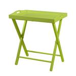 Table d'appoint Vassia Pin partiellement massif - Citron vert