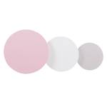 Bijzettafels Bubblegum (3-delige set) roze - gelakt