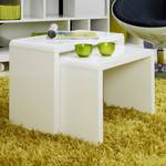 Set de tables d'appoint Chris Blanc brillant