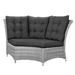 Gartenecksofa Barcelona I Polyrattan - Grau