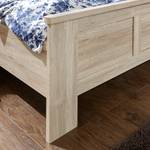 Bed Bergamo Grof gezaagd eikenhouten look - 160 x 210cm