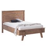 Bed Beton massief acaciahout - 140 x 200cm