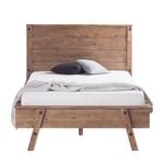 Bed Beton massief acaciahout - 140 x 200cm